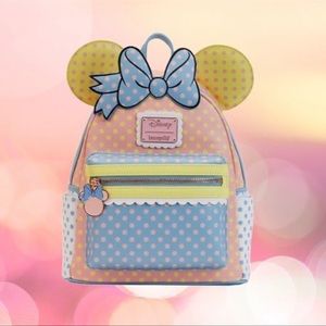Minnie Mouse Pastel Polka Dot Mini Backpack